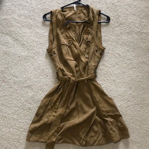 free people wrap mini dress